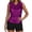 Hot Pink, variant on Women's Glittery Party Top Sleeveless Draping Neck Blouse Shimmer Metallic Pleated Casual Vacation Night Out Club Off Shoulder Tops, Hot Pink M