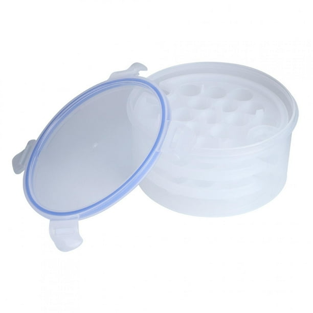 Bandeja para cubitos de hielo, moldes de rejilla para hielo redondos de silicona Flexible, molde para hacer hielo, características de vanguardia