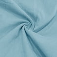 thumbnail image 3 of WWV 3/4 Pants Men Mens Cropped Pants Pocket Drawstring Elastic Waist Trousers Solid Color Fashion Relaxed Fit Vacation Cotton Linen Pants Sky Blue XXL, 3 of 4