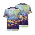 thumbnail image 6 of Rocae Spring Flower Seasonal for Breathable Men's Baseball T-Shirt Fashionable Casual Baseball Jersey, Moisture-wicking Sportswear Small, 6 of 9