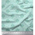 thumbnail image 1 of Soimoi Green Cotton Duck Fabric Artistic Floral Printed Fabric 1 Yard 42 Inch Wide, 1 of 3