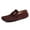 Brown, variant on Big Size Men's Casual Loafers Slip On Leather Shoes Comfortable Lightweight Driving Shoes Male Moccasins Classic Penny Loafer Flats Boat Shoes Outdoor Walking Shoes
