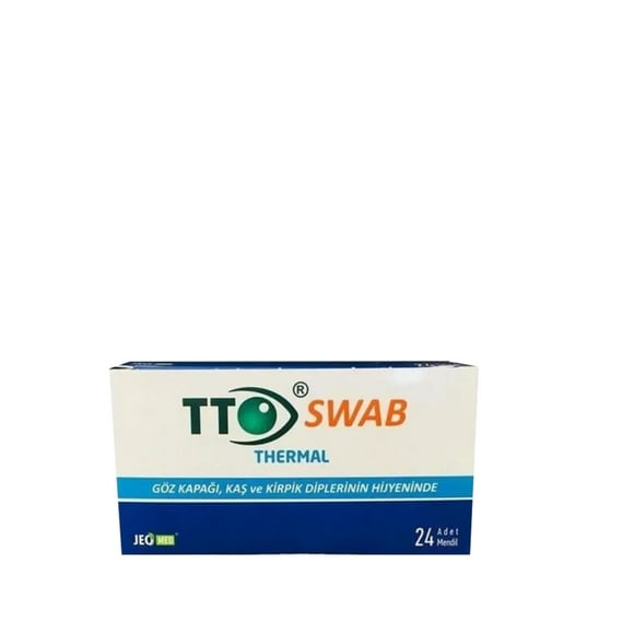 TTO Swab Thermal Eye Contour Cleaning Wipes 24pcs