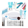 thumbnail image 1 of 207 Uds. Kits de decoración de pasteles, puntas de boquilla para pasteles, soporte giratorio antideslizante para batidor de crema casero, herramientas Baoblaze Boquillas para plato giratorio de pastelería, 1 of 8