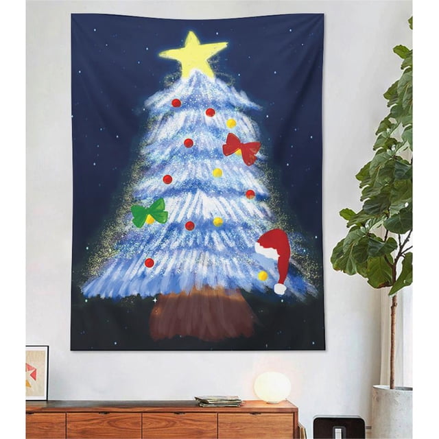 Fiudx Cenefa para Árbol de Navidad, Tela Festiva para Fondo, Elegante Decoración Navideña, Ideal para Fiestas y El Hogar, Regalo Ideal de Navidad, Tamaño 75 X 100 Cm.