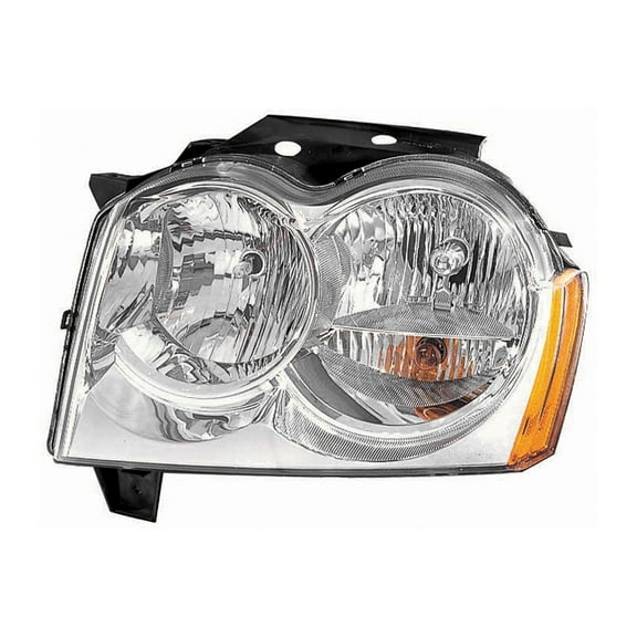 KAI New Economy Replacement Driver Side Headlight Assembly, Fits 2005-2007 Jeep Grand Cherokee