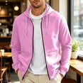 thumbnail image 2 of GrmtClth Mens Hoodies Zip Up Lightweight Long Sleeve Full Zip Casual Loose Hooded Sweatshirts Drawstring Sports Jackets Streetwear with Pockets XL, 2 of 9