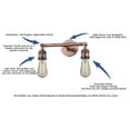 thumbnail image 2 of Innovations 2 Light Bare Bulb Bathroom Fixture in Brushed Satin Nickel - 208-SN, 2 of 4