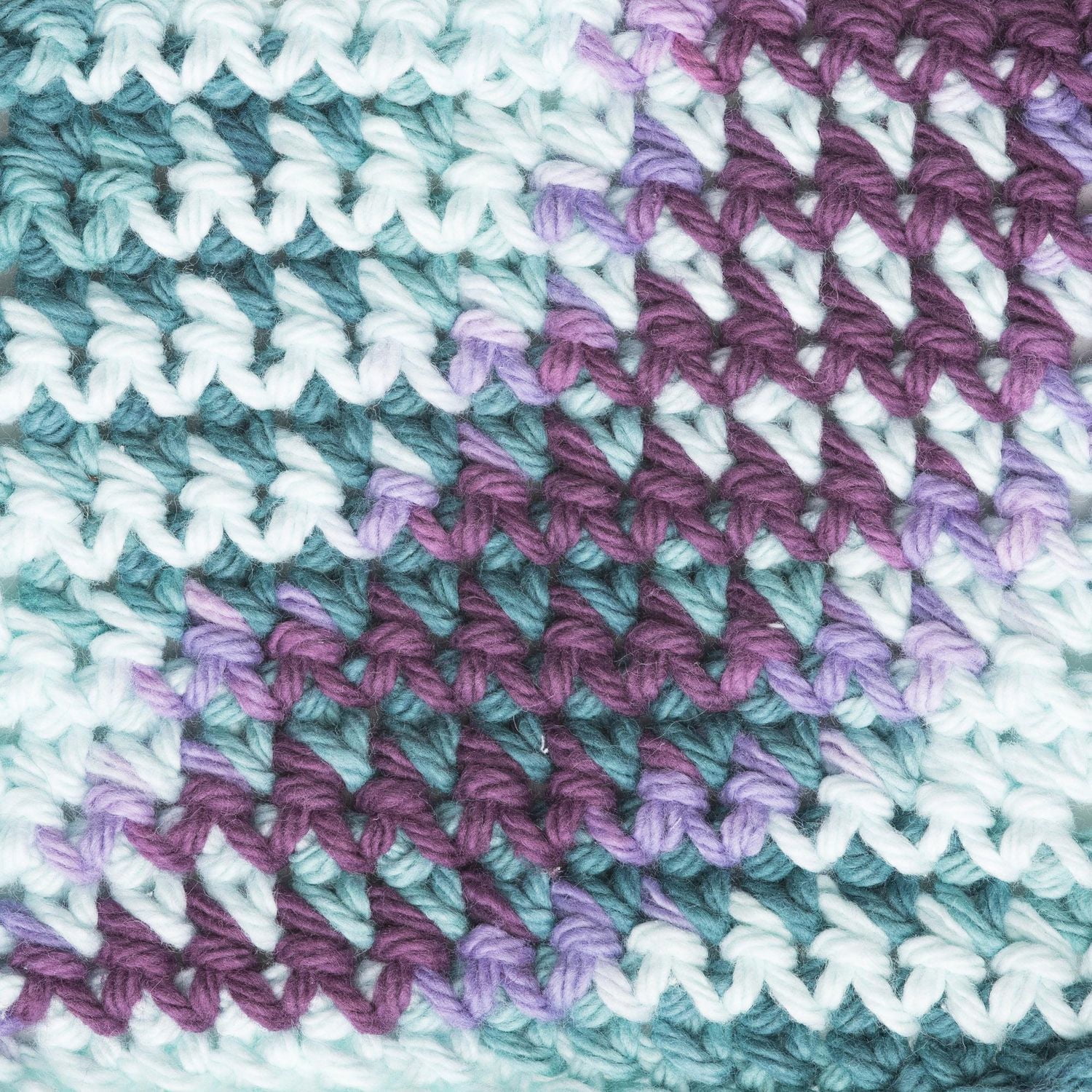 "Bernat Handicrafter Cotton Variegates #4 Fil de Coton Moyen, Joyaux de la Couronne Ombre 12oz/340g, 573 Yards"