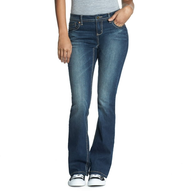L.e.i. - Juniors' Bridget Curvy Bootcut Jeans - Walmart.com - Walmart.com