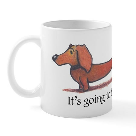 

CafePress - Long Day Dachshund Mug - 11 oz Ceramic Mug - Novelty Coffee Tea Cup