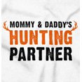 thumbnail image 2 of Mommy and Daddy's Hunting Partner Romper Boys or Girls Infant Baby Brisco Brands NB, 2 of 6
