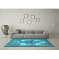 thumbnail image 3 of Ahgly Company Indoor Round Persian Light Blue Traditional Area Rugs, 7' Round, 3 of 4