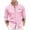 c01Pink, variant on LNWUY Mens Dress Shirts Casual Long Sleeve Button Down Striped Tshirt Regular Fit Formal Business Shirts for Wedding Party Pink S