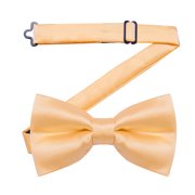 Bow Ties for Men Solid Pink Bow Tie Adjustable Pretied Tuxedo Bowtie for Wedding Party