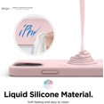 thumbnail image 3 of Étui en Silicone Liquide Compatible avec iPhone 12 et Compatible avec iPhone 12 Pro 6.1 Pouces [Rose Adorable] - Protection Complète (Protection Écran & Caméra), 3 of 8