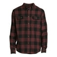 thumbnail image 5 of George Men's and Big Men's Super Soft Flannel Shirt, up to 5XLT, 5 of 5