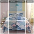 thumbnail image 4 of Ensemble de Couvre-Lit Cloud 9 Violet Grand Lit/reine, 4 of 4