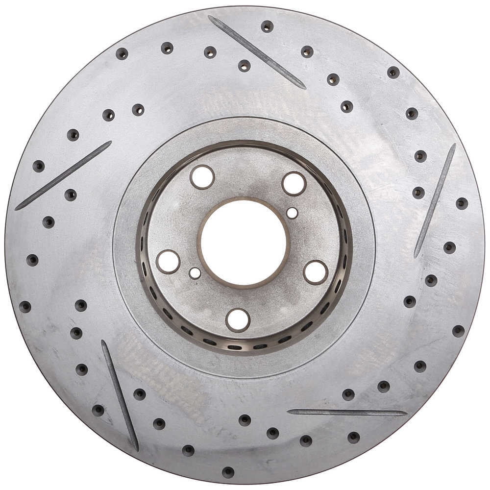 StopTech Power Slot 06-11 Lexus GS Series / 06-12 IS Series Front Right Drilled & Slotted Rotor Fits select: 2021 LEXUS IS 350 F-SPORT, 2017 LEXUS IS 200T