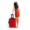 thumbnail image 3 of Figuras de personas 1:64 Trenes Modelos a escala Figuras de personas de plástico arquitectónico mujer roja, 3 of 4