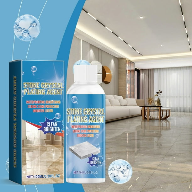 Crystal Plating Agent Kitchen Quartz Ceramic Tile Countertop Scratch Repair Cleaning Stains Brightening Agent 100ml