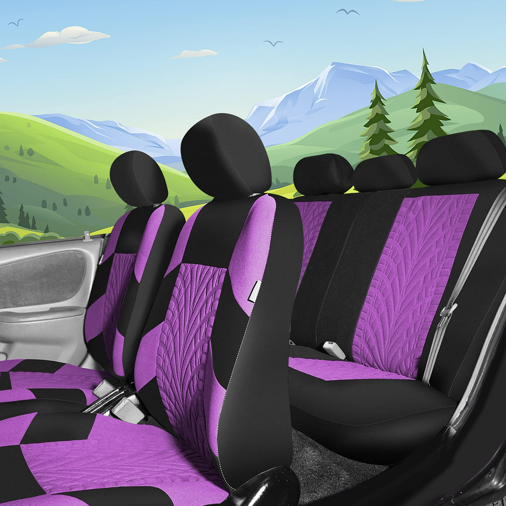 Purple seat covers walmart hotsell