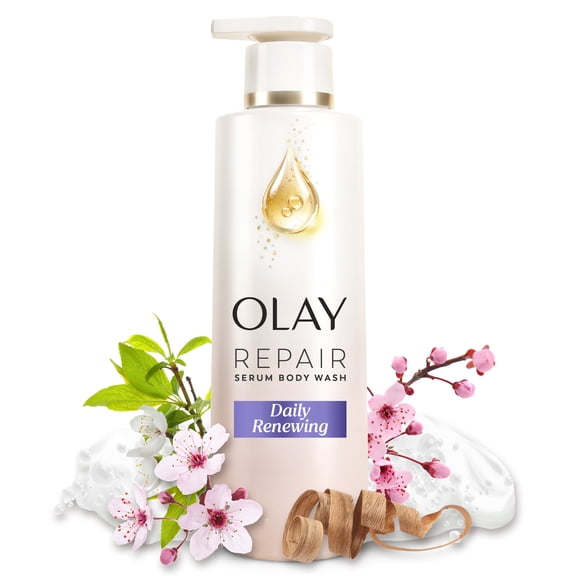 Olay Renewing Body Wash for Women, Nighttime, Retinol, 20 fl oz