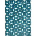 thumbnail image 2 of Nourison Harper Geometric Blue 4' x 6' Area Rug, (4x6), 2 of 6