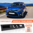 thumbnail image 2 of Panel de moldura de interruptor de ventana del lado izquierdo del conductor para Toyota Yaris 2012-2014 Reemplaza# 7423252550C0 Negro, 2 of 7
