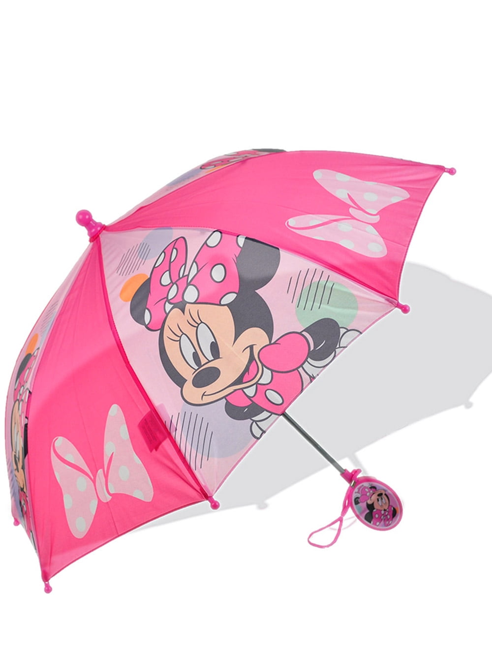 Children Pink Umbrella Girls Disney Minnie Mouse 