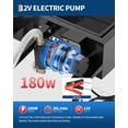 thumbnail image 4 of Amkui 15/20 Gallon Oil Drain Pan Low Profile Electric Oil Drain Change Pan with 110V Pump,8 ft Hose,Folding Handle Rolling Oil Drain Cart for Truck RVs Bus, 4 of 6