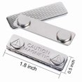 thumbnail image 4 of Magnetic Badge Holders with Steel Plate - 24 Pack ID Tag Fasteners for Office & Gatherings, 4 of 5