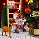 thumbnail image 4 of Adornos navideños, Regalos navideños, Colgante de tela navideño, Muñeco navideño pequeño, Colgante pequeño para árbol de Navidad, Adornos para colgar en el árbol de Navidad, Colgante pequeño de regalo, 4 of 6