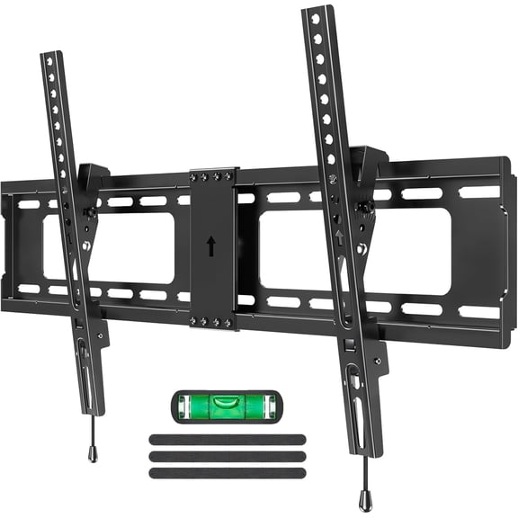 TV Wall Mount Tilting TV Mount Bracket for Most 37-82 Inch Flat Screen/Curved Low Profile Wall Mount Saving Space Max VESA 600x400mm Hold up to 132 lbs Fit 16" 18" 24" Stud