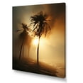 thumbnail image 2 of Designart "Sunset Among Ivory Islands Jungle Palms" Palms & Palm Trees Canvas Art Print, 2 of 7