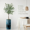 thumbnail image 3 of Artificial Tree in Modern Planter, Fake Eucalyptus Silk Tree for Indoor and Outdoor Home Decoration - 66" Overall Tall (Plant Pot Plus Tree), 3 of 5