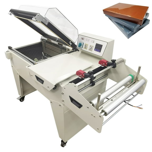 2-in-1 Sealing Cutting Shrinkage Machine Film Thermal Shrink Machine for POF/PVC/PP 220V FM5540
