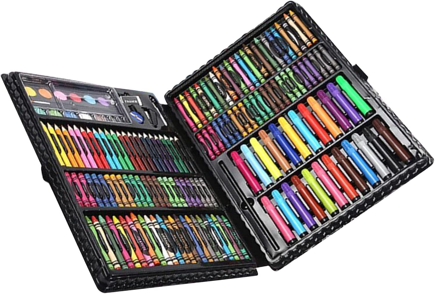 168Pcs Art Supplies Sketching Drawing Kit Colored Pencils Oil Pastels Set