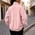 thumbnail image 6 of Horkkom Sweatshirt for Women Long Sleeve Quarter Zip Pullover Sweatshirt Casual Loose Oversized Sweatshirt with Pocket M, 6 of 9