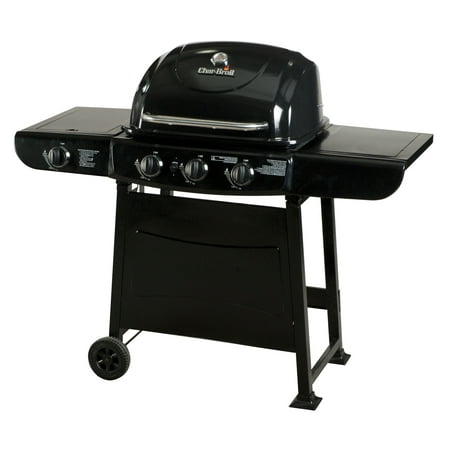 Char-Broil 3-Burner Gas Grill with Side Burner