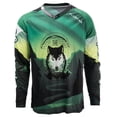 thumbnail image 2 of Maillot de ciclismo de descenso para hombre, manga larga, que absorbe la humedad, camiseta de carreras de bicicleta de montaña, 2 of 5