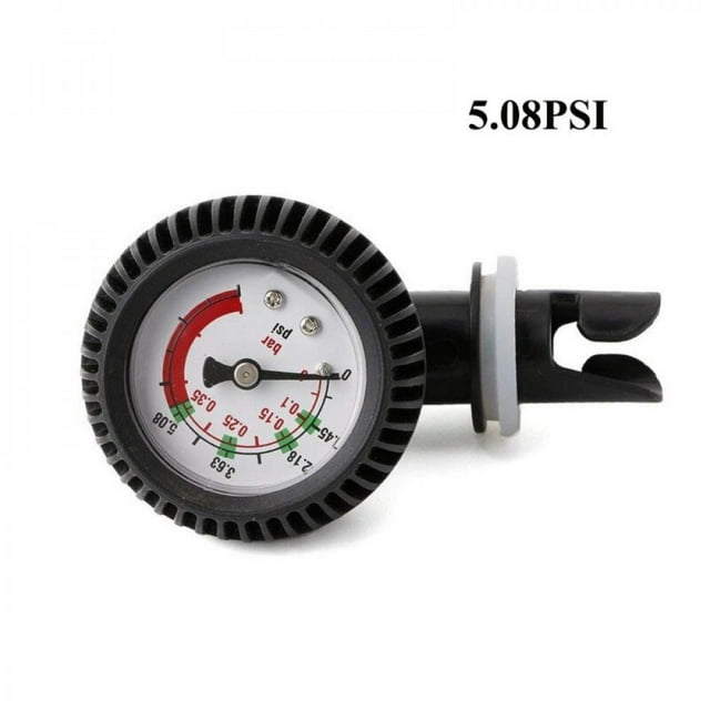 PVC Pressure Gauge Air Thermometer for Inflatable Boat Kayak Test Valve Connector Stand up Paddle Board Surfing