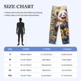 thumbnail image 3 of Mens Pajama Pants, Elegant Cute Panda Sunflower Soft Sleep & Lounge Pants for Men, Cuteness Casual PJ Bottoms Pants with Pockets, 3 of 7
