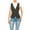 Charcoal, variant on Women's Dressy Casual Versatile Racerback Vest Tuxedo Suit Waistcoat