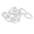 thumbnail image 4 of Cadena de aluminio de 10 metros para hacer bricolaje, atractiva, decorativa, elegante, para hacer joyas, color plata., 4 of 14