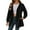 Black, variant on TJAZFJPA Bolero Jacket Women Fashion Solid Hooded Outdoor Raincoat Sports Mountaineering Wear Windbreaker Jacket Top Corduroy Jacket Women Housecoats for Women