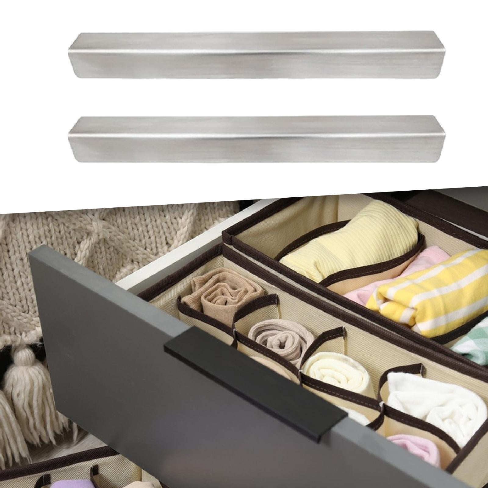 2 Set Cabinet Edge Protectors Door Guard Stainless Steel Scratch Resistant for Office Baby Proofing Bedroom Furniture