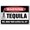 Warning Sign 3, variant on Warning Tequila Will Make Your Clothes Fall Off Sign - 8"x12" Rust-Proof Aluminum Sign, Bars Parties Drinking Spaces Use