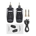 thumbnail image 2 of Wireless Guitar System Rechargeable 2.4G Portable UHF Guitar  Set for Electric Guitar Bass Electric Wind Instruments Real-time Transmission 270 Degree Rotatable, 2 of 6