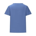 thumbnail image 4 of ZKCCNUK Womens Tops Summer Tops Cap Sleeve Cotton T Shirts V Neck Tank Top Casual Basics Tee, 4 of 5